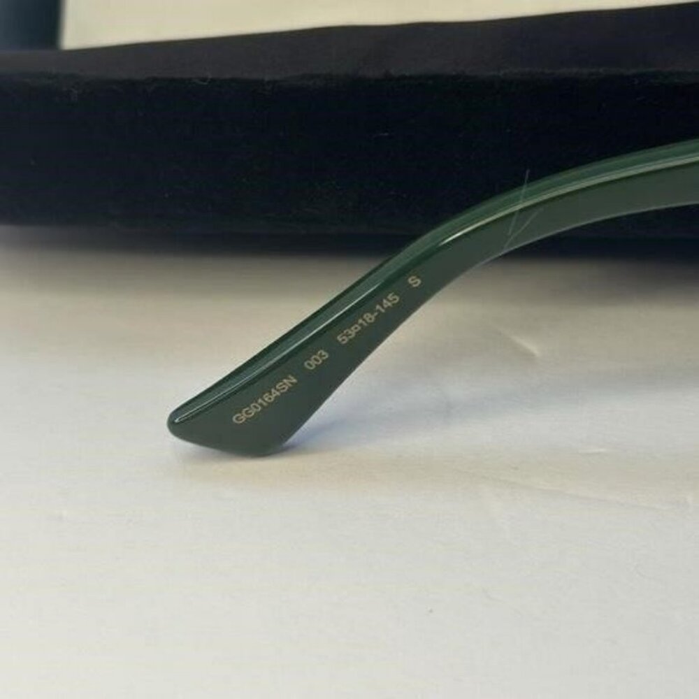 BRAND NEW GUCCI GG0163SN 003 Black Grey Women Sunglasses","description":"AUTHENT - Picture 7 of 12